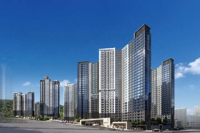 부산 수영구에서는 드파인광안(광안동·1233세대)이 6월 부산 최대 규모 단지로 입주한다. 사진은 드파인 광안 조감도. 홈페이지 캡처