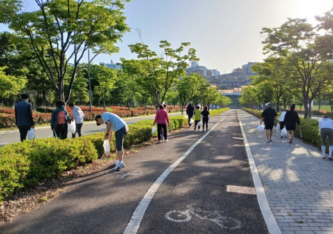 부산진구 부전1동 주민자치회, 슬로우조깅 및 줍깅 성료