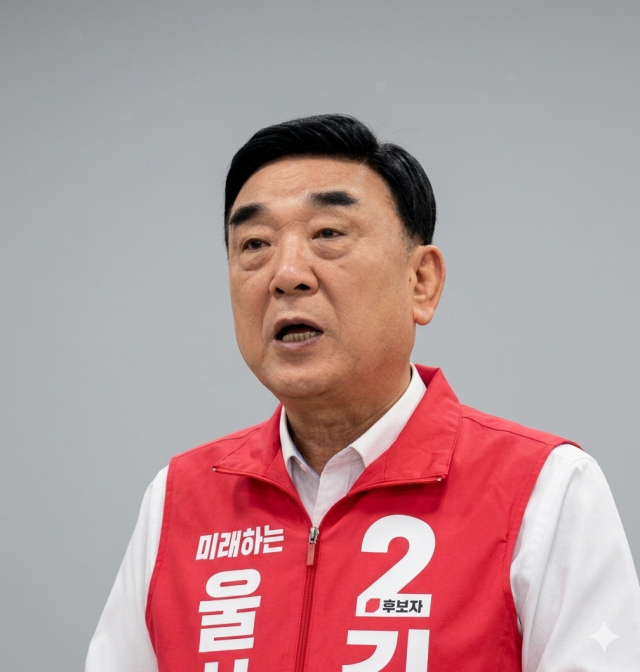 국민의힘 김두겸 울산시장 후보는 <부산일보>와의 인터뷰에서 “다시 4년이 주어진다면 산업수도 울산을 넘어 AI 수도를 완성시키겠다”고 강조했다. 김두겸 후보 캠프 제공