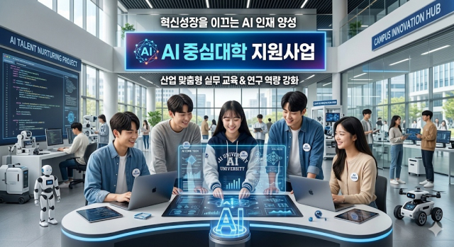 ‘비수도권 대학의 AI 인재양성’ 전폭 지원…‘AI 중심대학’ 사업에 8개 지역 대학 추가