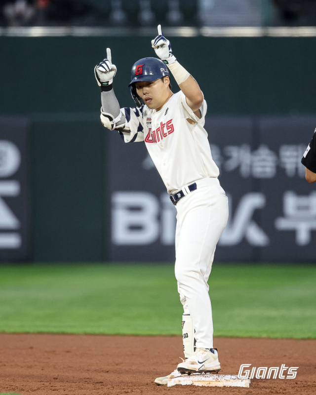 28일 LG전에서 지명타자로 출전하는 롯데 내야수 고승민. 롯데 자이언츠 제공
