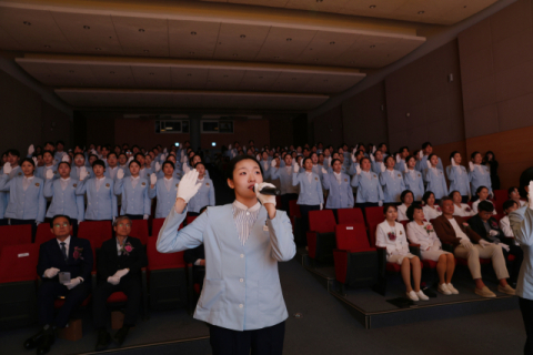 “환자 곁을 지키겠습니다” 부산과기대 간호학과, 나이팅게일 선서식