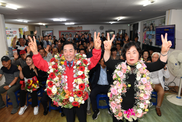 성낙인 창녕군수 당선. 캠프제공