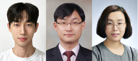 (왼쪽부터) 장펑 박사과정생, 허균 교수, 현순안 학술연구교수.