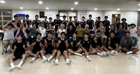 ‘건강365일 프로그램’ 단체사진. 김해대 제공