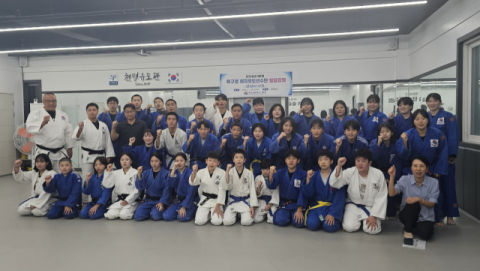 부산 북구청 여자유도선수단, ‘한판의 기적’ 유도 일일강좌 개최