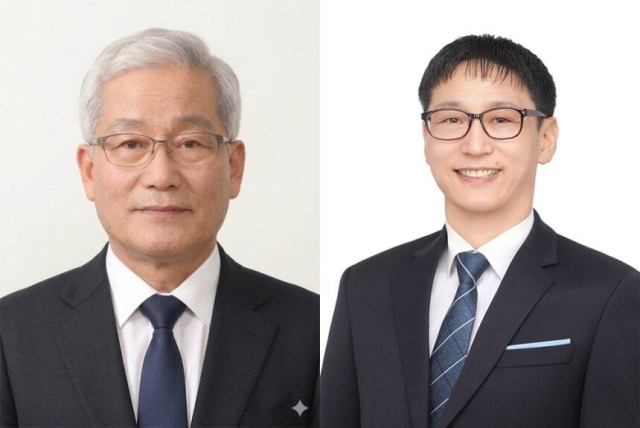 이철우 당선인(왼쪽)과 장재태 당선인. 중앙선거관리위원호 제공