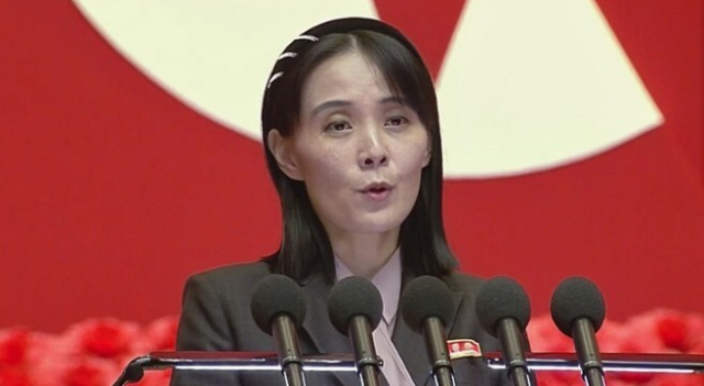 김여정 북한 노동당 총무부장. 조선중앙TV 화면. 연합뉴스