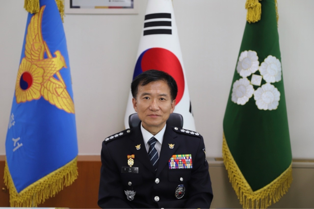 고성경찰서 제75대 오덕관 서장. 고성경찰서 제공