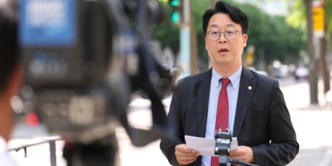 [영상] 곽규택 “북항 야구장, 속도 내야할 때…사직과 윈윈 가능