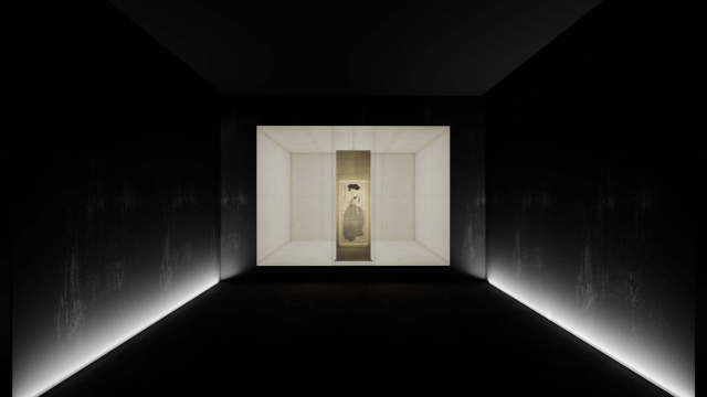 미인도 상설전시실 '아름다운 사람이 있는 방, 미인도실' 공간(조감도). 대구간송미술관 제공