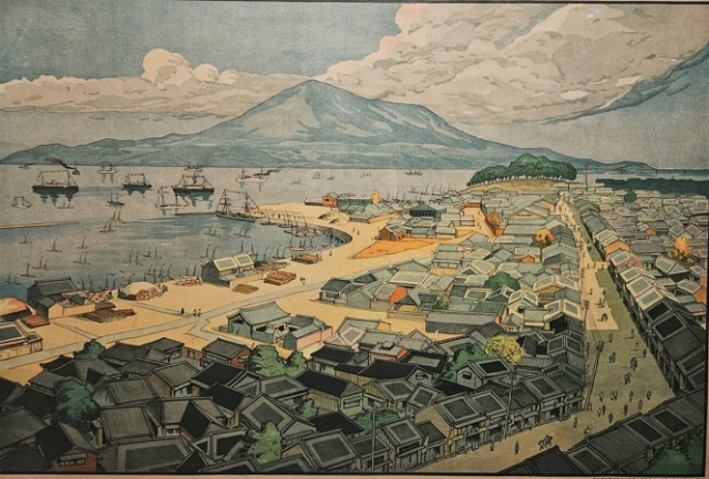1900년대 초반 부산포를 그린 그림. 김효정 기자