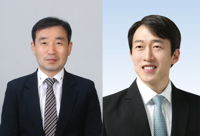 제10대 김해시의회 전반기 조종현(왼쪽) 의장과 정준호 부의장. 김해시의회 제공