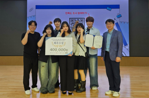 경성대 화장품학과·화장품약리학과 학생팀 사진. 경성대 제공
