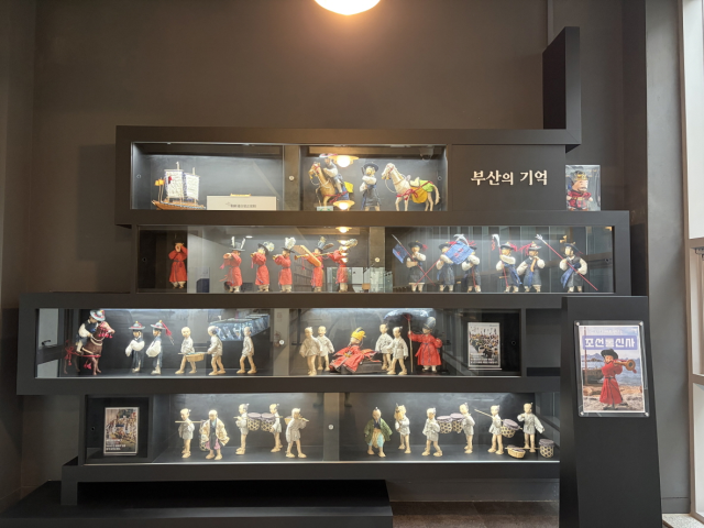 디오라마로 만나는 조선통신사 행렬. 부산문화재단 제공
