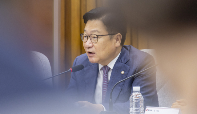 국민의힘 정점식 원내대표가 21일 국회에서 열린 ‘6·3 국민참정권 침해 진상규명 및 선거관리 개혁 특별위원회’ 연석회의에서 발언하고 있다. 연합뉴스