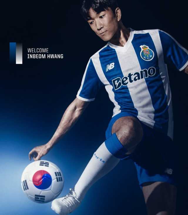 FC 포르투에 입단한 황인범. FC 포르투 SNS 캡처