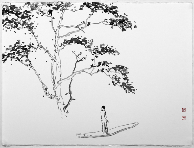 강선학, 2026 산수. 리빈갤러리 제공