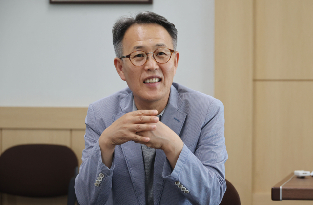 혜광고등학교 손창완 교장. 이재찬 기자 chan@