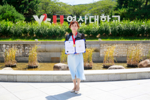영산대 김지현 학생, 국제요리경연대회서 문체부장관상·금메달 쾌거