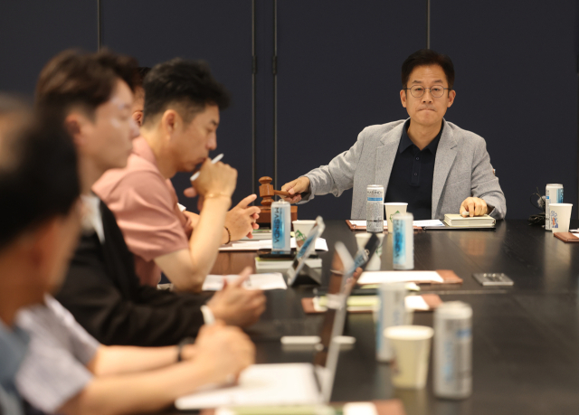 6일 서울 강남구 KBO에서 한국야구위원회(KBO) 폭염 긴급 대책 회의가 열리고 있다. 연합뉴스