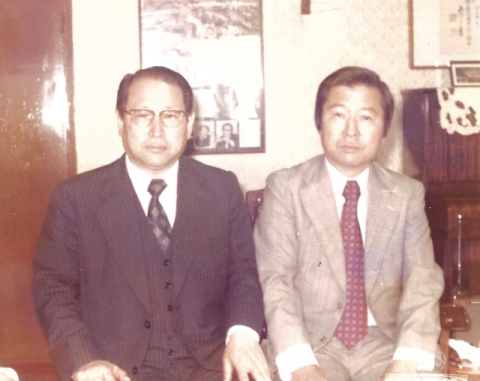 임기윤 목사는 부산에서 김대중 계열로 민주화 운동에 적극 참여했다. 임기윤 목사 유족 제공