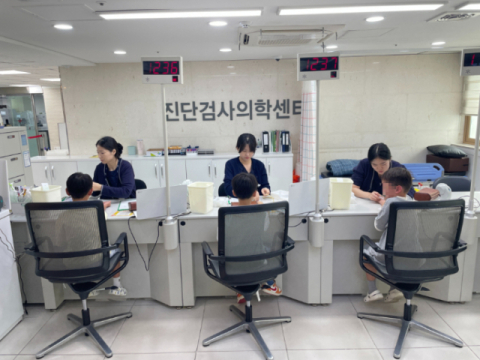 건협부산동래, 사회공헌 활동으로 새들타운 아동 대상 건강검진 실시