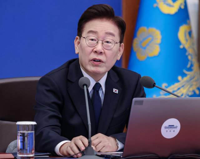 발언하는 이재명 대통령. 연합뉴스