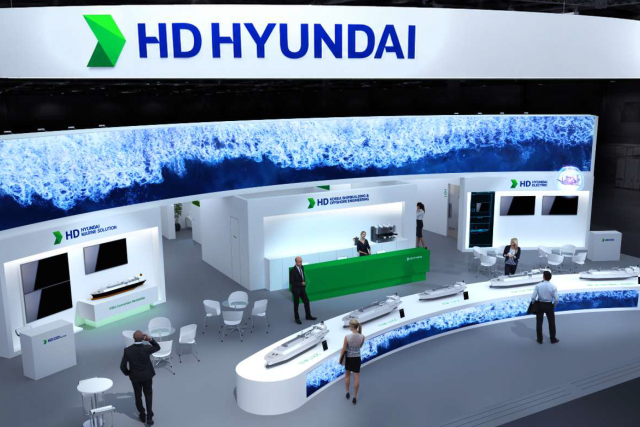 가스텍 2026에 참가한 HD현대의 부스 조감도. HD현대 제공