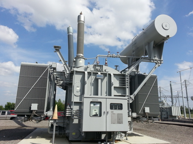 미국 송전망에 설치된 효성중공업 765kV 초고압변압기. 효성중공업 제공