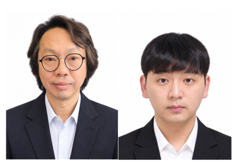 사진 왼쪽부터 신라대 박상문 교수, 김태윤 박사과정생. 신라대 제공