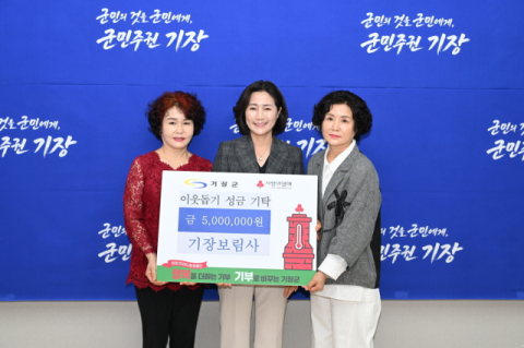 기장군 보림사, 기장군에 이웃돕기 성금 500만 원 기탁