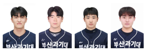 왼쪽부터 곽병진 선수, 권희재 선수, 유은종 선수, 임영주 선수. 부산과기대 제공