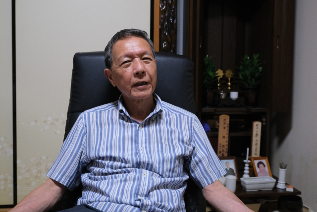 재일한센인의 아들인 한센병가족소송 원고단 부회장 재일동포 황광남(70) 씨. 황 씨는 한센인이 가족관계를 회복하고, 요양소 납골당의 유골은 고향과 가족에게 돌아갈 수 있도록 하는 사회가 되기를 꿈꾼다. 손혜림 기자 hyerimsn@
