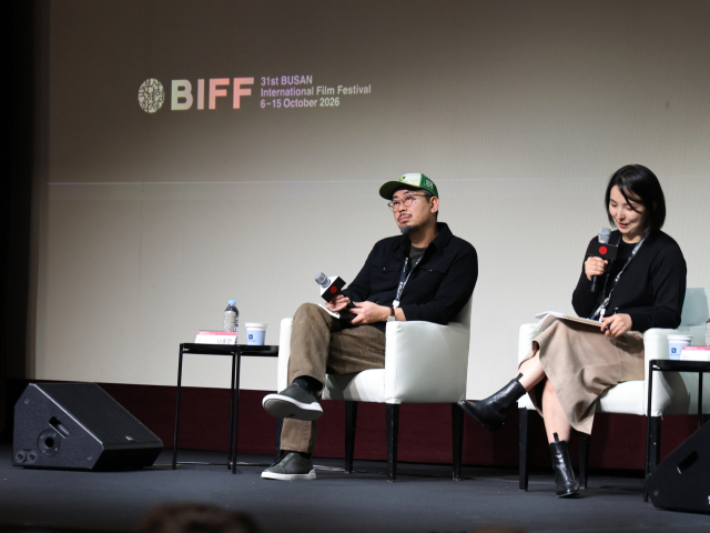 8일 오전 11시 부산 해운대구 신세계백화점 센텀시티점에서 나홍진 감독의 마스터클래스가 열렸다. 김동영 인턴기자