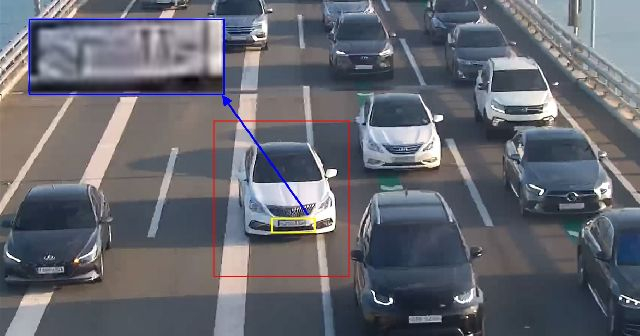광안대교의 상습 끼어들기 문제를 해결할 것으로 기대를 모았던 AI 무인단속 카메라가 실제 단속에 투입되지 못한 채 철거된다. 사진은 AI 무인단속 카메라 예시 사진. 부산시설공단 제공