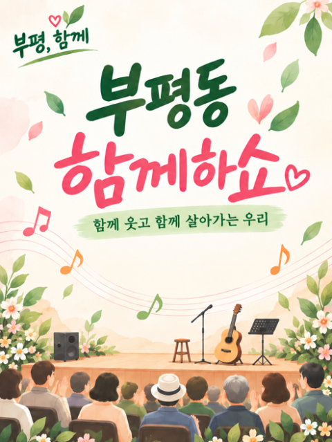 중구 부평동, 주민이 함께 만드는 ‘부평동 함께하SHOW’ 첫 개최