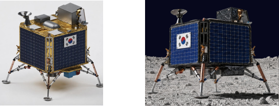 달 착륙선 예상도. ※달 착륙선 형상은 설계 구체화 과정에서 변동될 수 있음. 우주항공청 제공